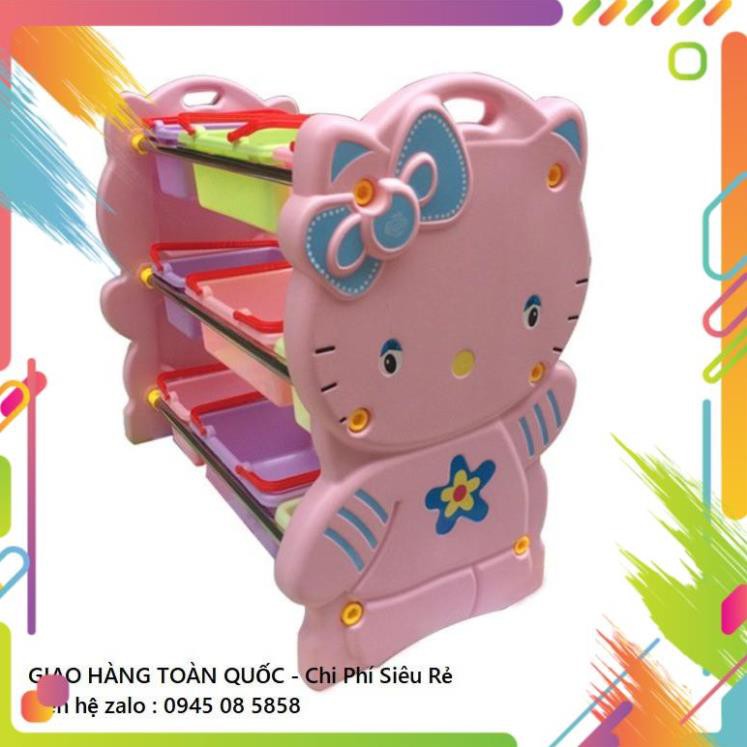 ( Giá rẻ nhất )  Kệ đựng đồ chơi hello kitty đáng yêu giá rẻ, chất lượng cao.