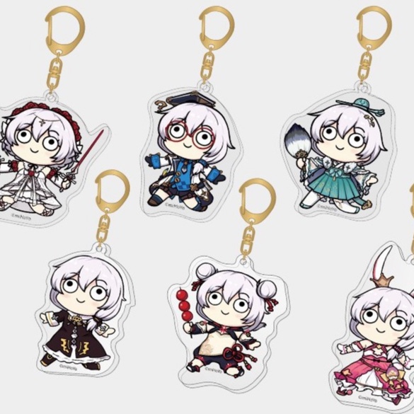 [Order] Móc khóa Acrylic Theresa Teri ngáo Honkai Impact 3 móc treo trang trí