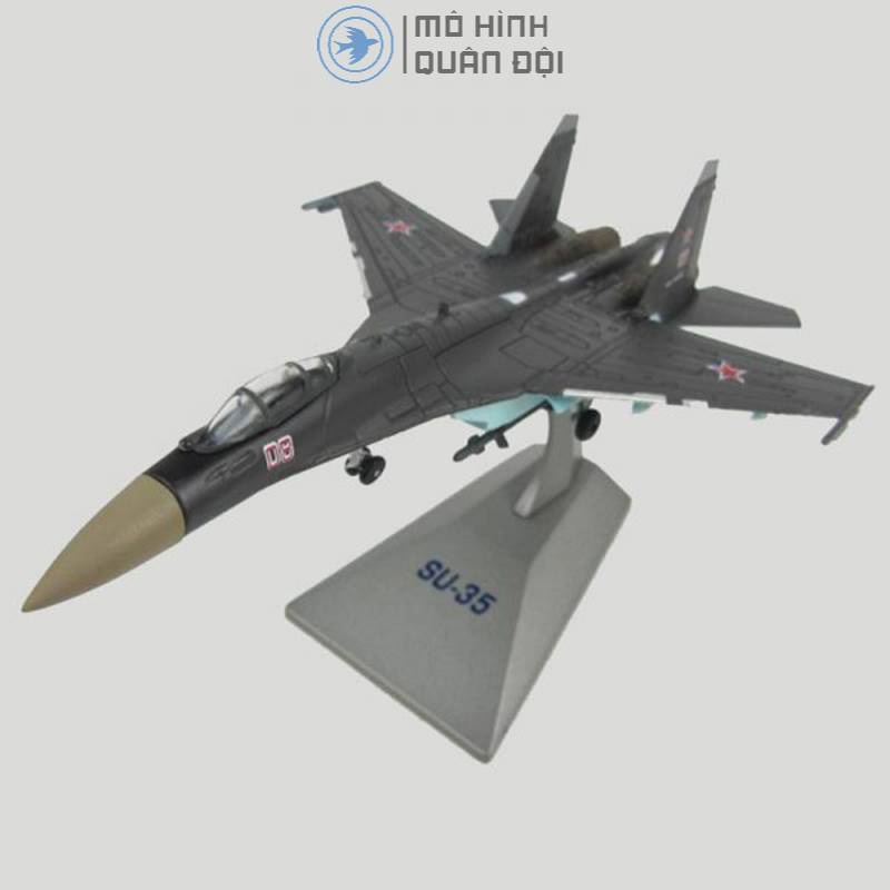 Mô hình máy bay Su-35 nhỏ Hợp kim Dài 15cm