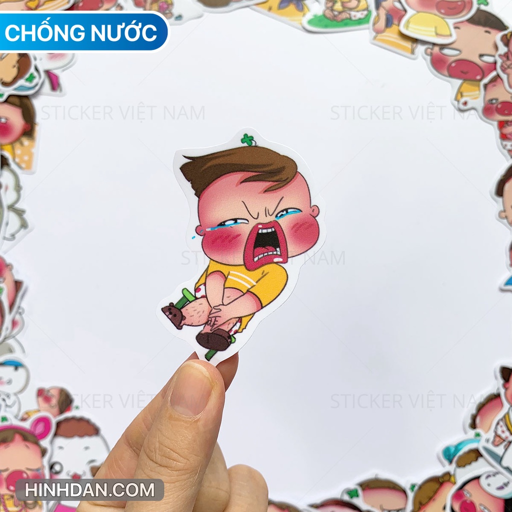 Quỳnh Aka Stickers - Chất liệu PVC Cao Cấp Chống Nước Dán Trang Trí - Kích thước 4~8cm - Sticker Việt Nam