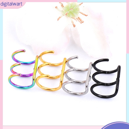 1 Khuyên Kẹp Vành Tai Hình Chữ C Cá Tính Cho Nữ