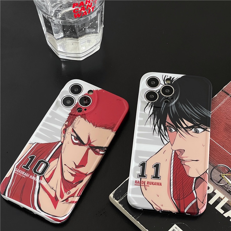 Ốp Điện Thoại Mềm Họa Tiết Hoạt Hình slam dunk Kaede Rukawa Sakuragi Hanamichi Cho IPhone14 13 12 11 Pro MAX X/XS XR XSMAX 7P/8P Plus