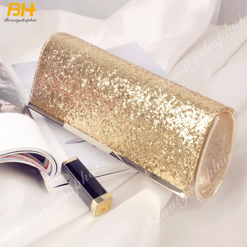 Ví cầm tay đính kim sa lấp lánh thời trang dành cho nữ