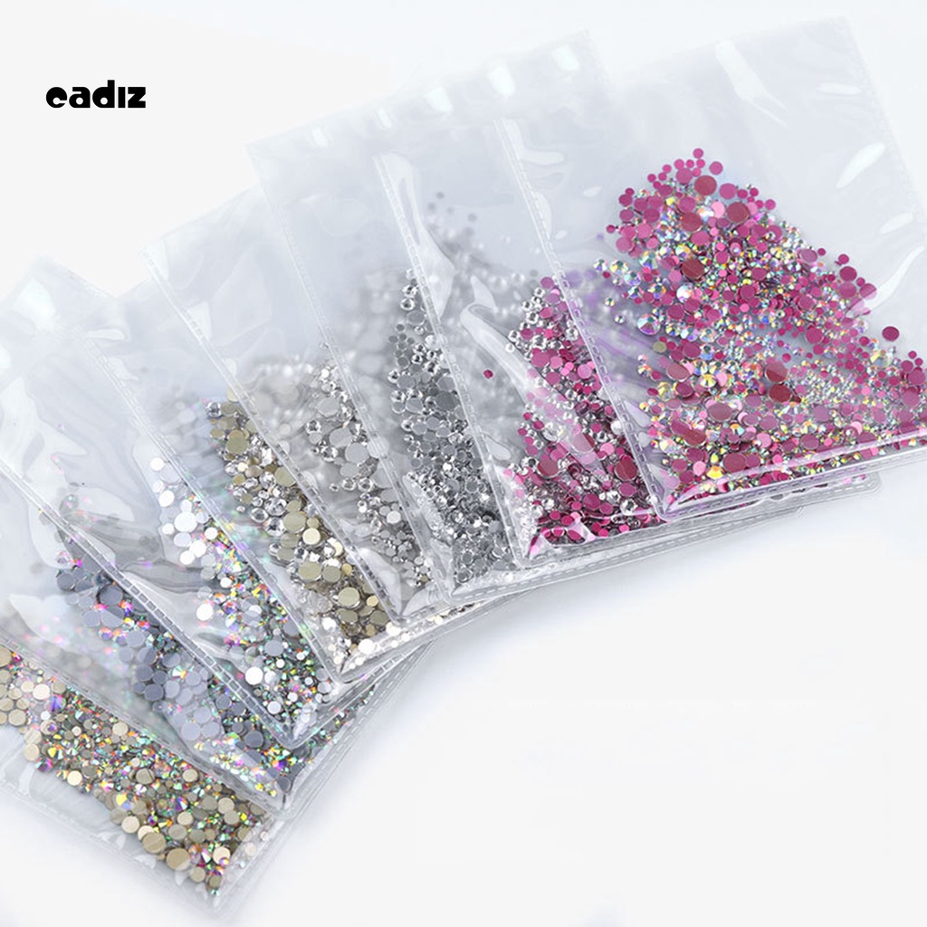 [Hàng mới về] Hạt đá trang trí móng nhiều màu lấp lánh cho nữ