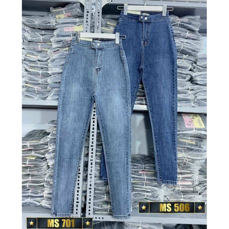 Quần Jean Nữ Lưng Cao ❤️FREESHIP❤️ Quần Bò Nữ Mẫu Mới Form Ôm Chuẩn Body Thời Trang Chuẩn Hàng Shop A-T Fashion - QJNU40