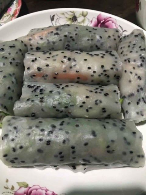 Bánh Tráng Nhúng mè đen Ninh Thuận loại 1Kg khoảng 50c bánh