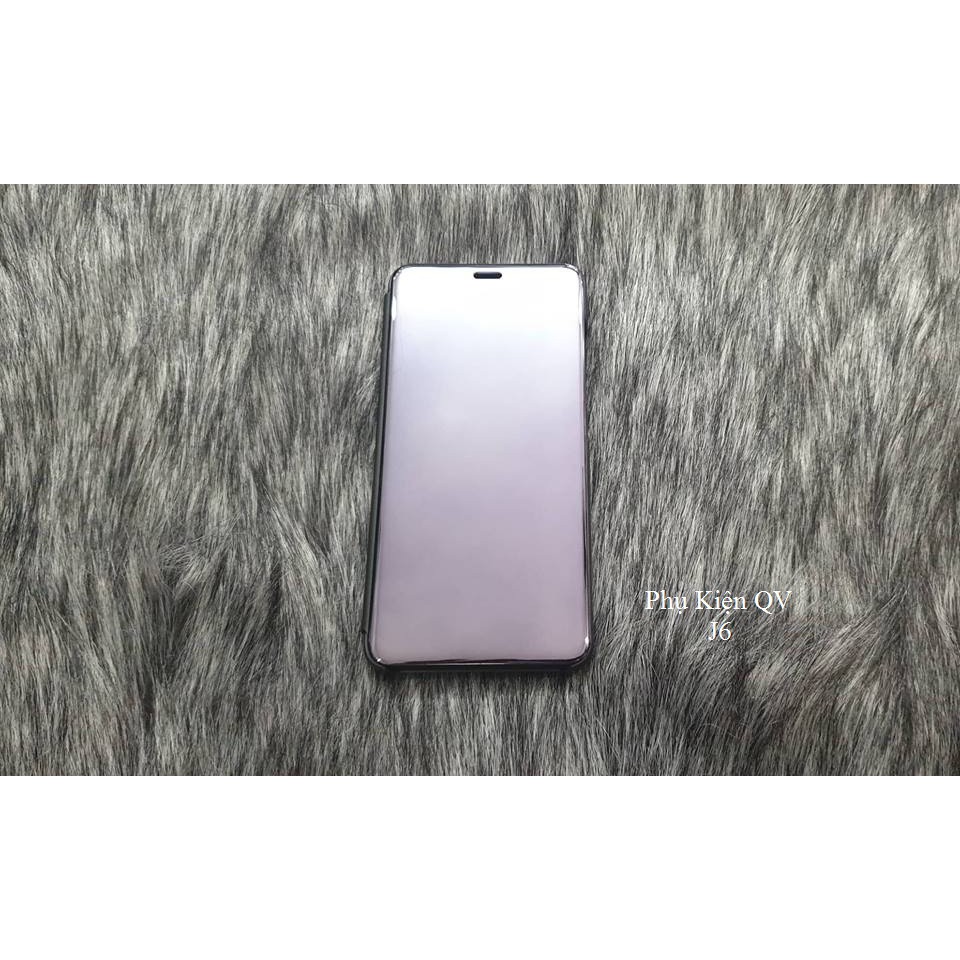 Bao Da Clear View Cover Standing Samsung J6