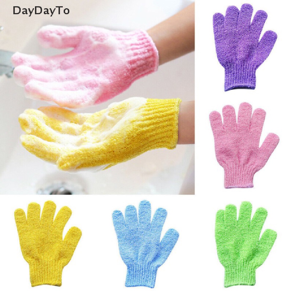 Set 5 Găng tay đi tắm Tẩy Tế Bào Chết Mát Xa Cơ Thể Daydoyto