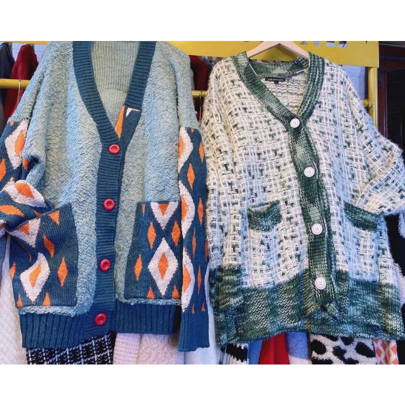 Cadigan khoác len hàn