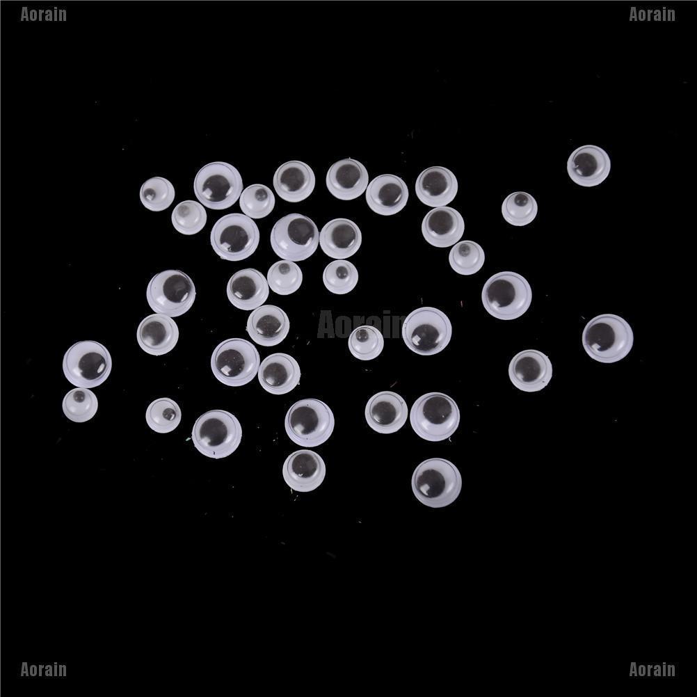 Set 100 Mắt Tự Dính Cỡ 5 / 6 / 7mm Cho Búp Bê