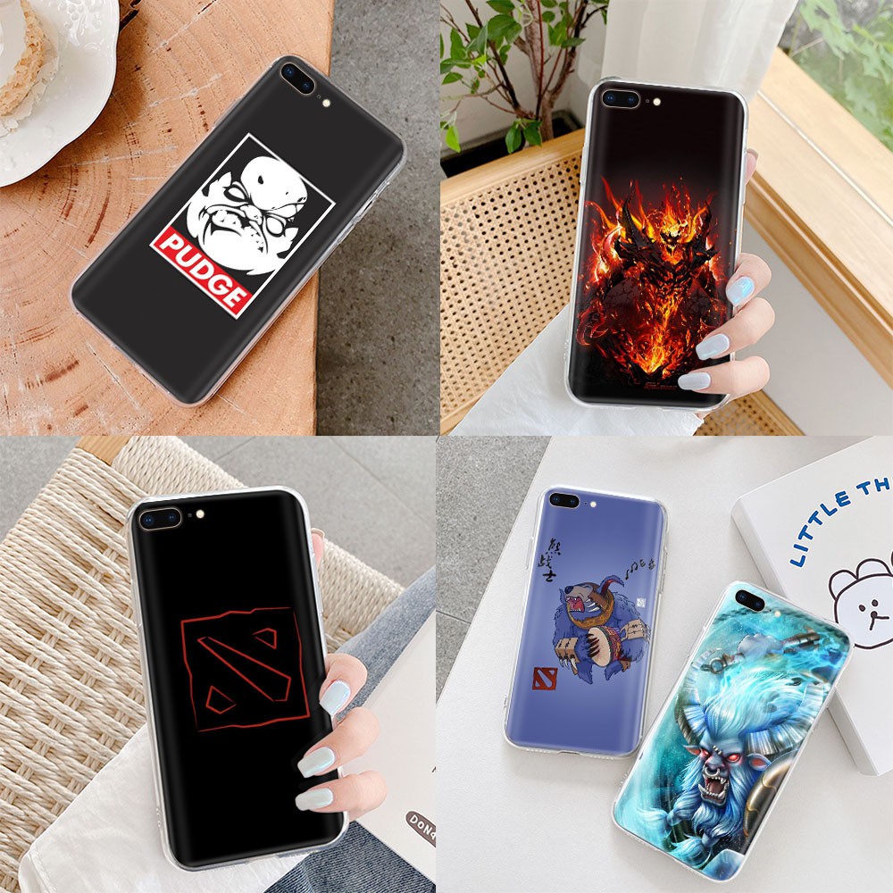 Ốp điện thoại mềm trong suốt in hình Dota 2 VM70 cho iPhone 12 Mini 11 Pro X XR XS Max