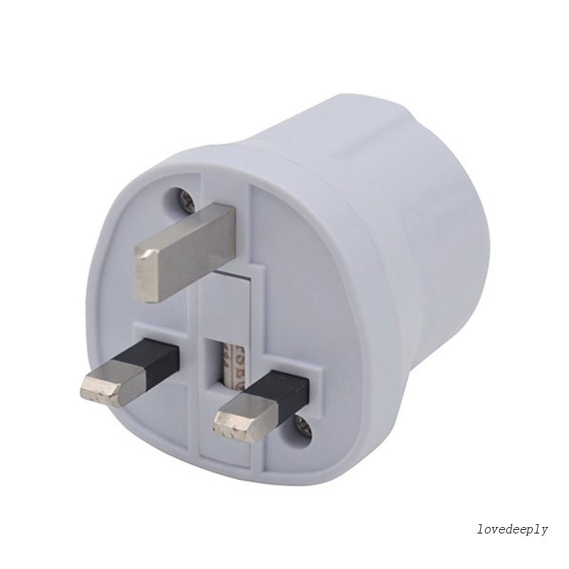 Đầu Chuyển Đổi Phích Cắm Chuẩn Châu Âu Sang UK Tiện Lợi