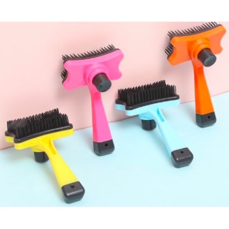 Lượt gỡ rối chải lông có nút bấm