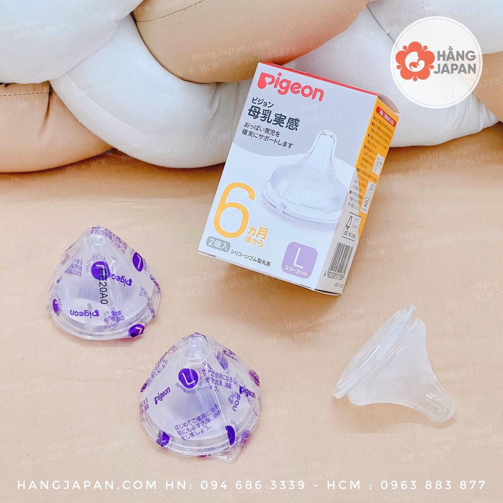 Pigeon - Núm thay thế bình cổ rộng các size