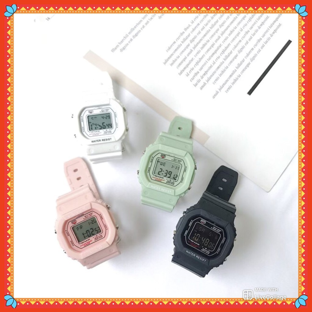 ĐỒNG HỒ THỂ THAO NAM NỮ SHHORS FASHION SPORT MẶT VUÔNG SIÊU ĐẸP | BigBuy360 - bigbuy360.vn