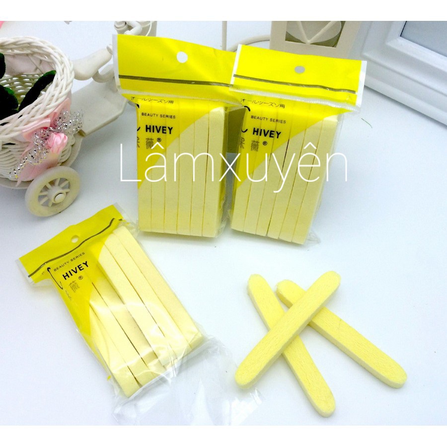 Bông nở rửa mặt bọt biển mềm mịn thấm hút