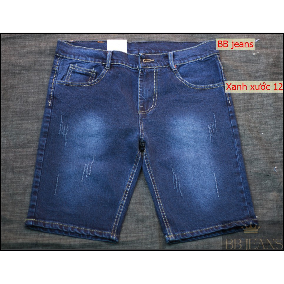Quần Jean nam ngắn co dãn 12 BB - quần short nam cao cấp MS16