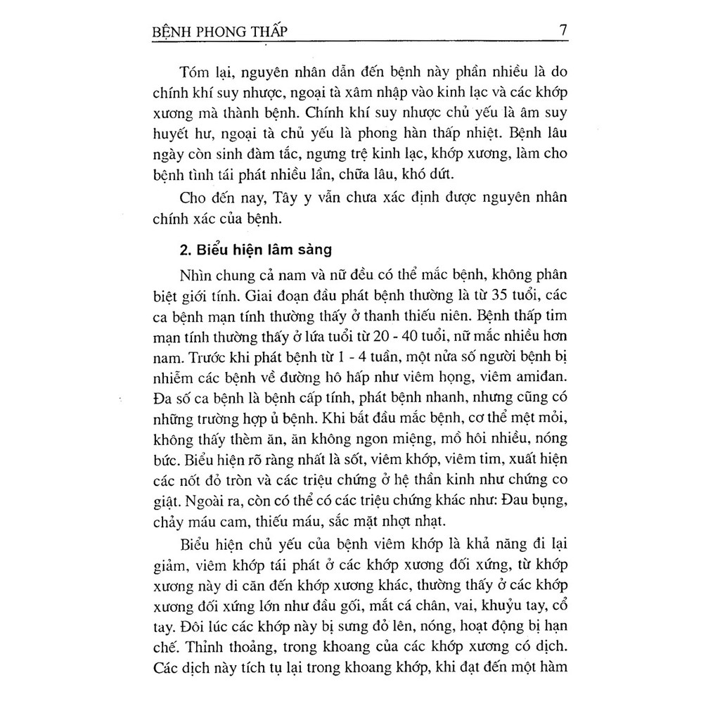 Sách - Bảo Vệ Sức Khỏe Gia Đình - Bệnh Phong Thấp