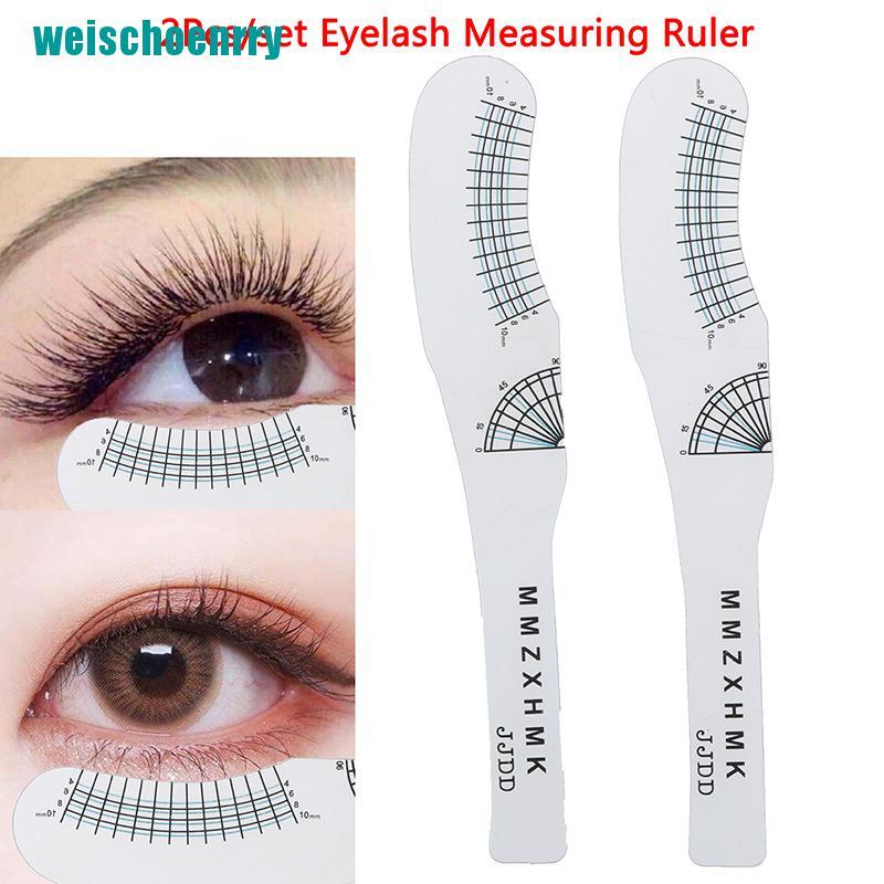 Rér●Set 2 Thước Đo Lông Mi Trước Và Sau Chuyên Dụng