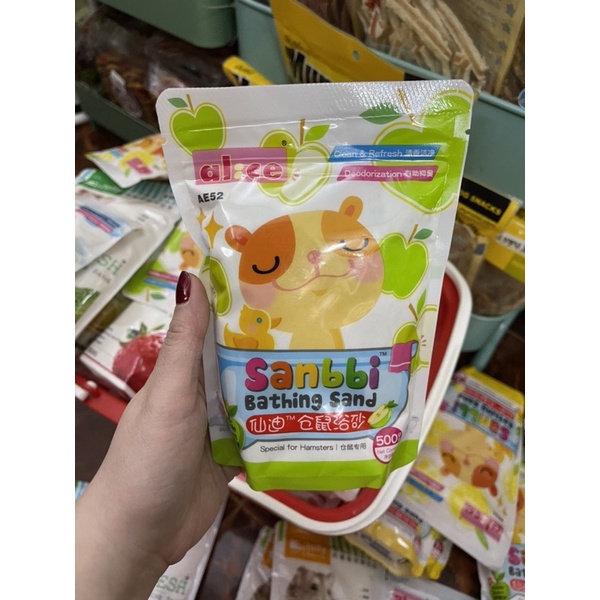 Cát Tắm Khử Mùi và khuẩn cho hamster và thú nhỏ