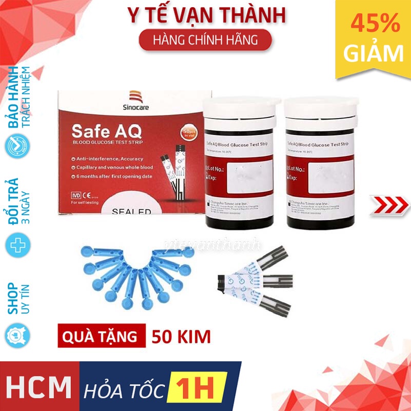 ✅ Que Thử Đường Huyết- Sinocare Safe AQ -VT0345