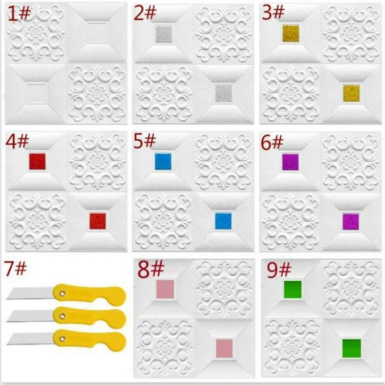 Miếng dán trần nhà tự dính họa tiết 3d dễ thương