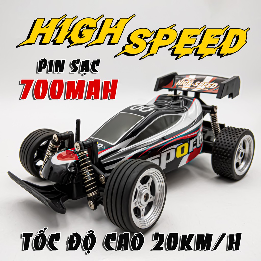 Xe đua F1 tốc độ cao HIGH SPEED - Tốc độ 20km/h - Pin sạc - Tỉ lệ 1:16