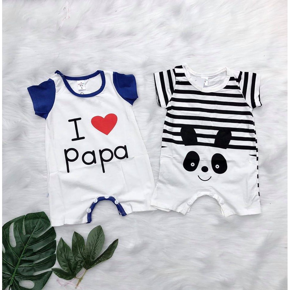 MẪU BODYSUIT ĐÙI IN HÌNH ĐỘNG VẬT CHO BÉ TỪ 4-12KG