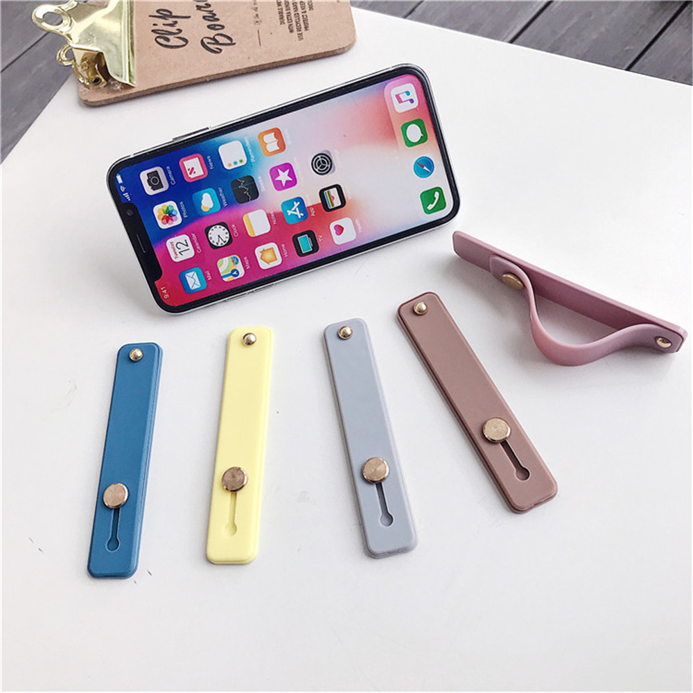 Multifunctional Universal Folding Push-pull Phones Holder Buckle Bracket Ring Stand Desktop