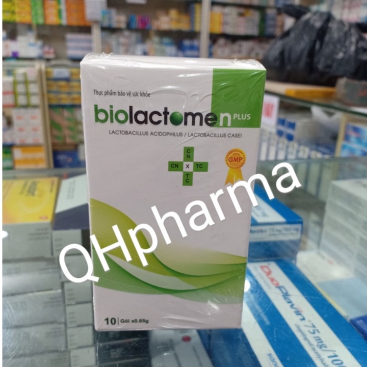 Men vi sinh BIOLACTOMEN PLUS hộp 10 gói bổ sung lợi khuẩn cho đường tiêu hóa