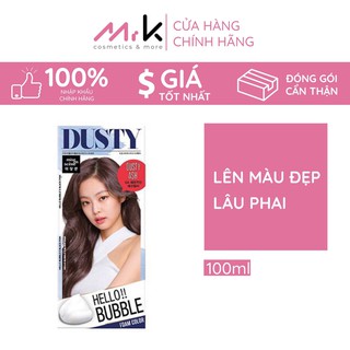 Thuốc nhuộm tóc tạo bọt màu xám khói MiseEn Scene Hello bubble 6A Dusty Ash chính hãng Hàn Quốc, lên màu đẹp, lâu phai