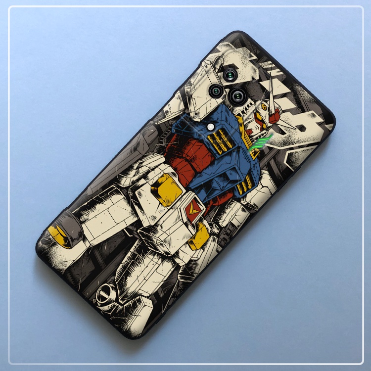 Ốp Điện Thoại Silicone Mềm Dạng Nhám Họa Tiết Gundam Illustration Cho Xiaomi Black Shark 5 5pro 4 4Pro