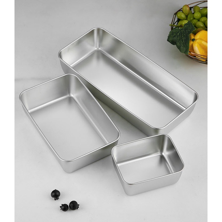 Hộp đựng thực phẩm có nắp inox 304 OEM CM451