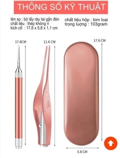 Dụng cụ lấy ráy tai có đèn sáng