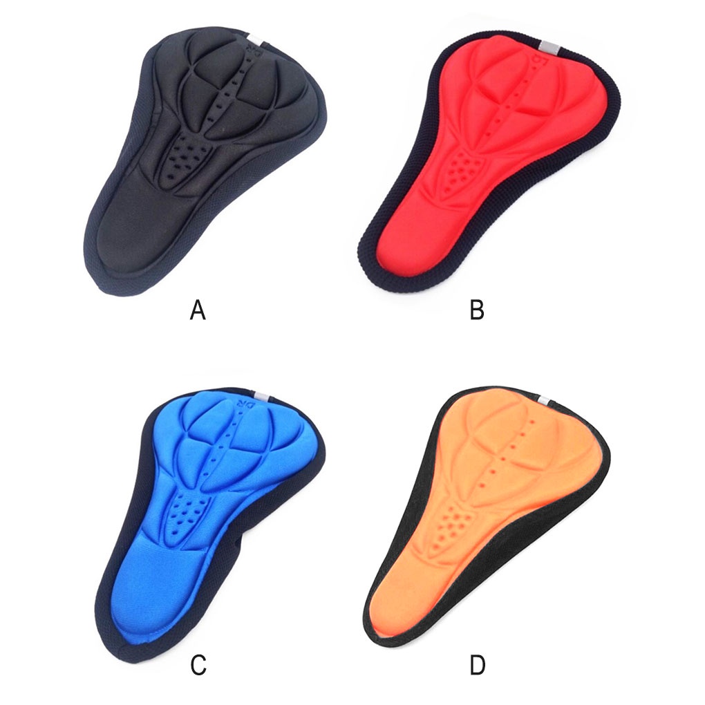 3D Anti-Slip Bicycle Cushion Adjustable Bike Saddle Breathable Cycling Seat Cover Pad
