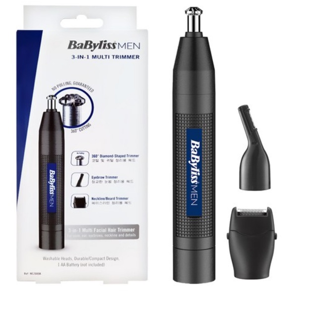 BABYLISS Tông đơ tỉa lông mũi và tai 3 trong 1 NE2000K