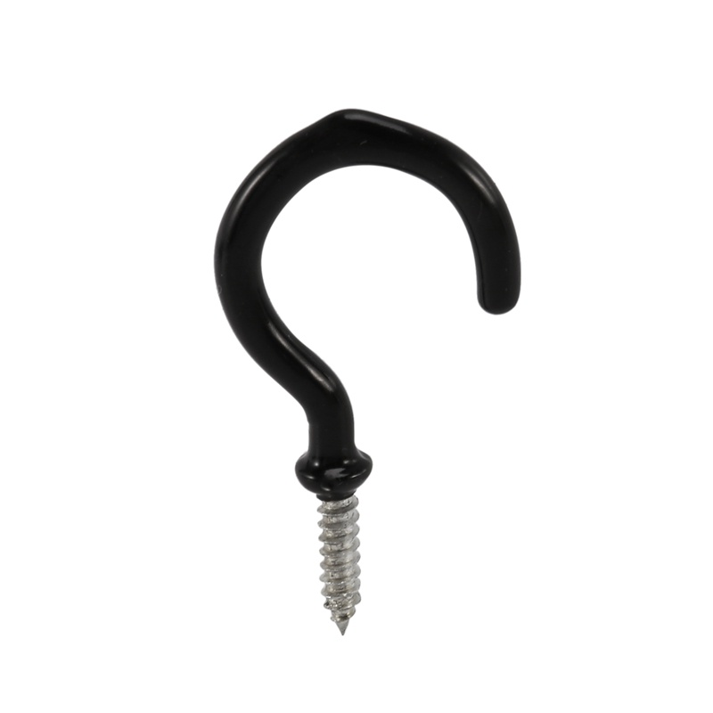 Set 70 Móc Treo Cốc / Đèn Gắn Tường 6 Kích Thước Màu Đen Trang Trí Giáng Sinh