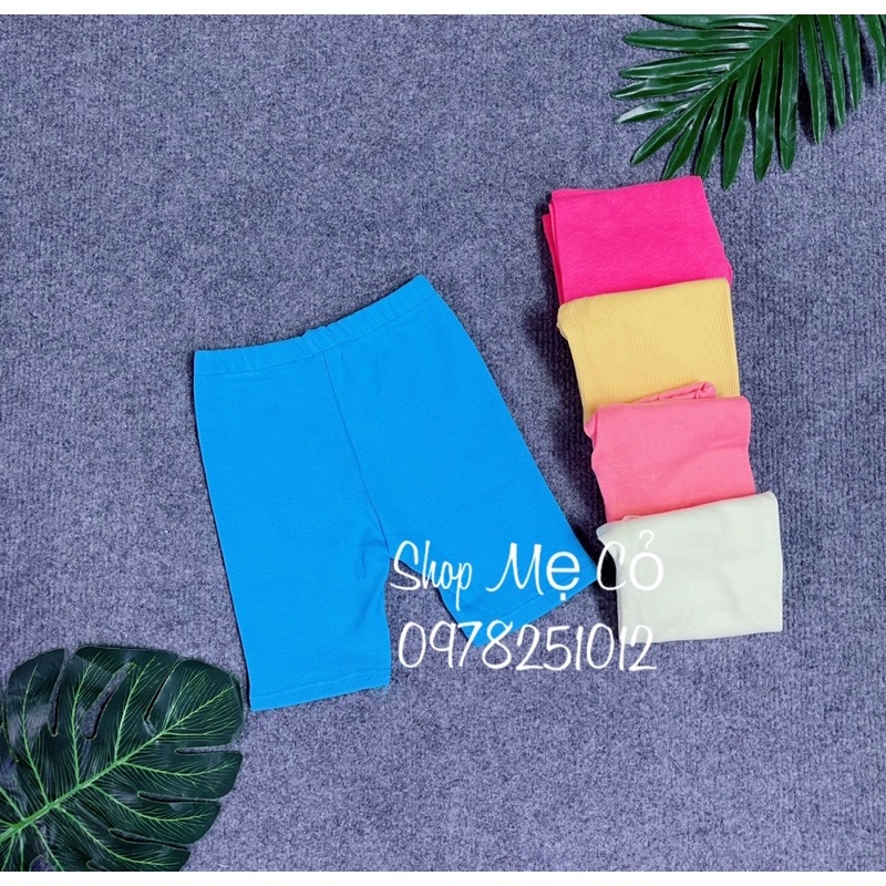 Combo 3 Quần Ngố Thun Cho Bé Gái Thoải Mái Phối Đồ