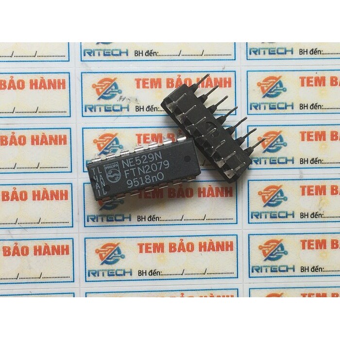 Combo 2 chiếc NE529N IC so sánh điện áp DIP-14