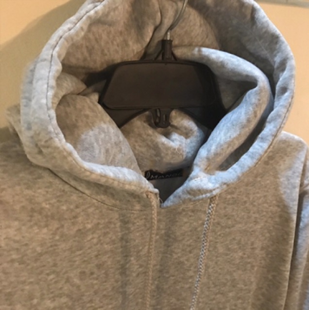 ÁO HOODIE MÀU XÁM NHẠT