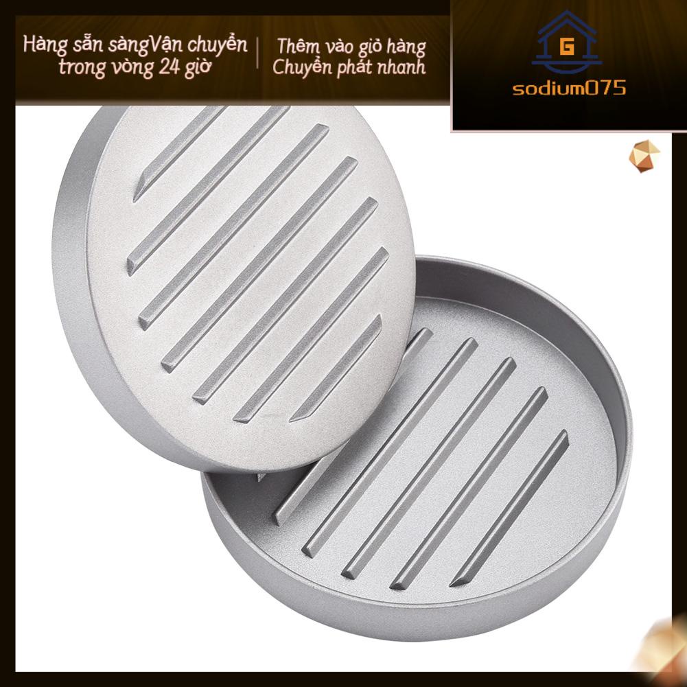 Sodium075 NonStick Round Shape Grill Press Meat Beef Maker Patty Mold Making Tool