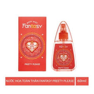 [CHỌN SIZE 60ML - 100 ML] nước hoa body mist fantasy PRETTY PLEASE