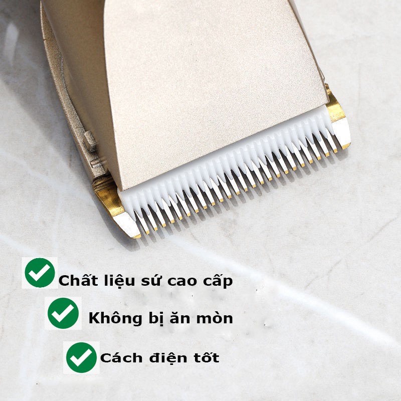 Tông Đơ Cắt TócSALETăng Đơ Cắt Tóc Cho Bé Hair Clipper Đầu Sạc USB Tặng Kèm 9 Phụ Kiện Cao Cấp