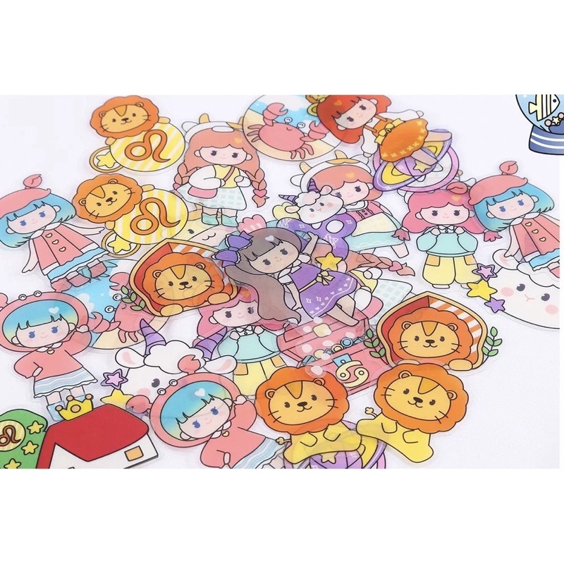 Bộ Sticker 40 Hình Cung Hoàng Đạo Xinh Xắn-ST004