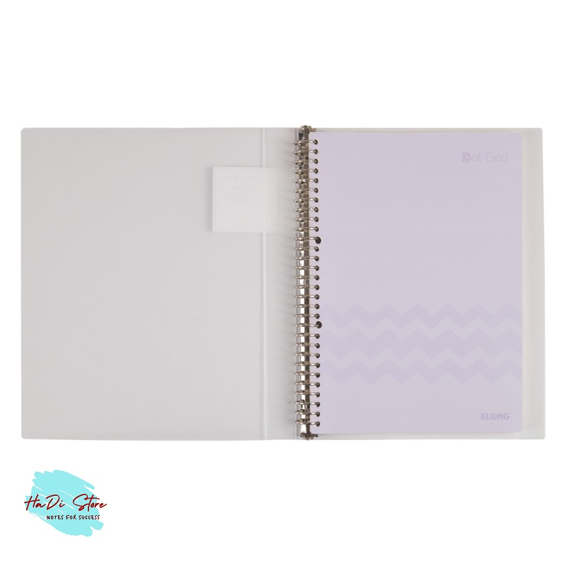 KLONG Sổ còng sắt 30 chấu size A4 80 tờ