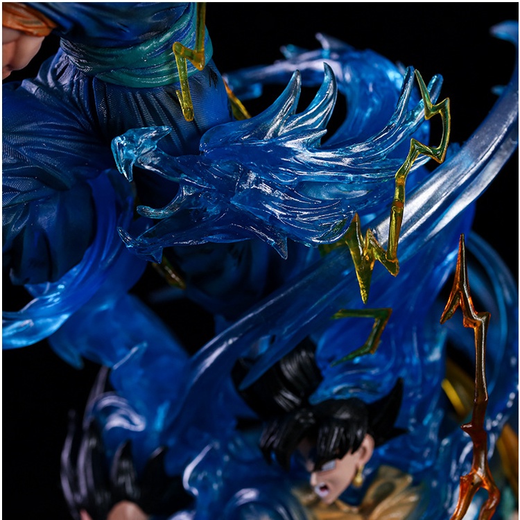 Mô hình Dragon Ball - Mô Hình Nhân Vật Vegito  3 Đầu Thay Thế Có Đèn Led 45cm Full Box