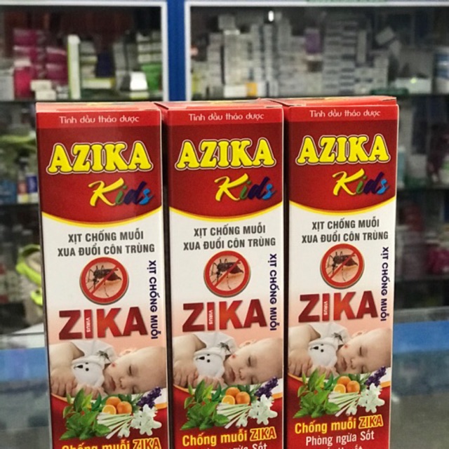 Xịt chống muỗi xua đuổi côn trùng Zika