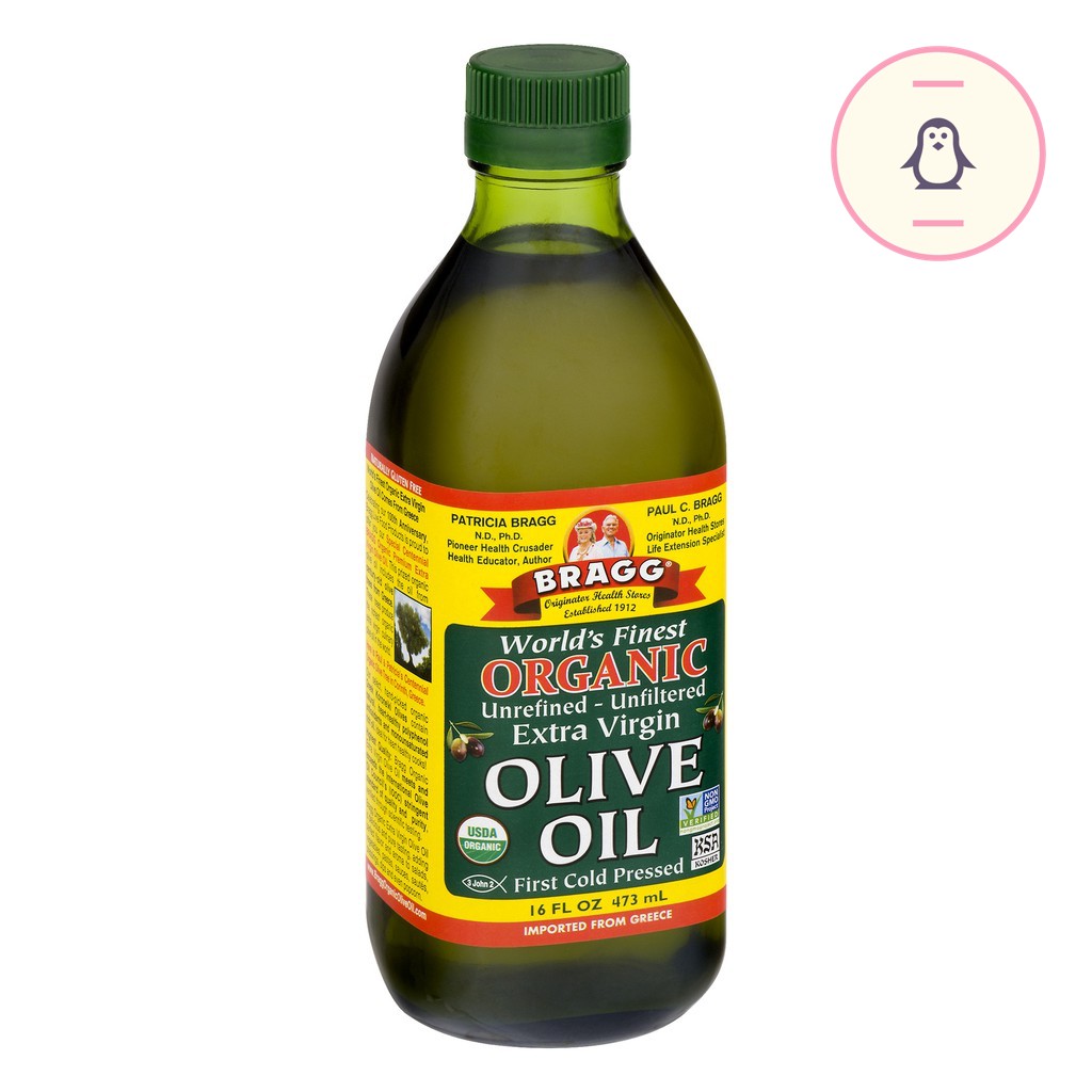 Dầu Olive Hữu Cơ Ép Lạnh BRAGG (473ml) - Organic Extra Virgin Olive Oil