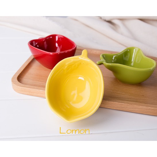 [Hot] Bát ăn dặm kiểu nhật hình chanh,táo,lê