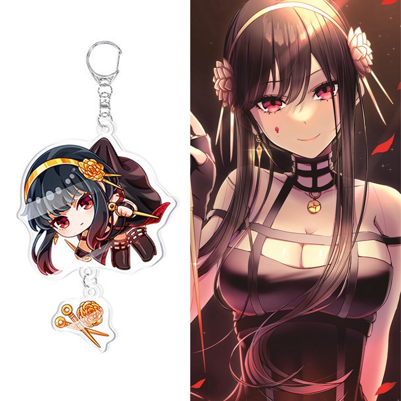 Móc Chìa Khóa Bằng Acrylic Hình Anime SPY FAMILY Dễ Thương